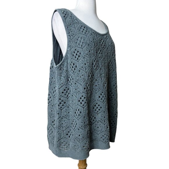 J.Jill BOHO Crochet Tank Top Womens Size XL New With Tag - Picture 8 of 8